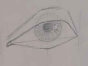 How to make eye drawings step by step?