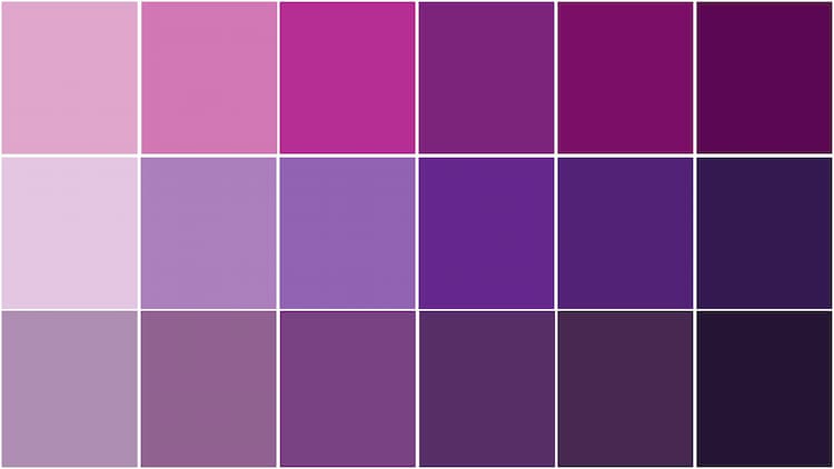 Como hacer el color morado