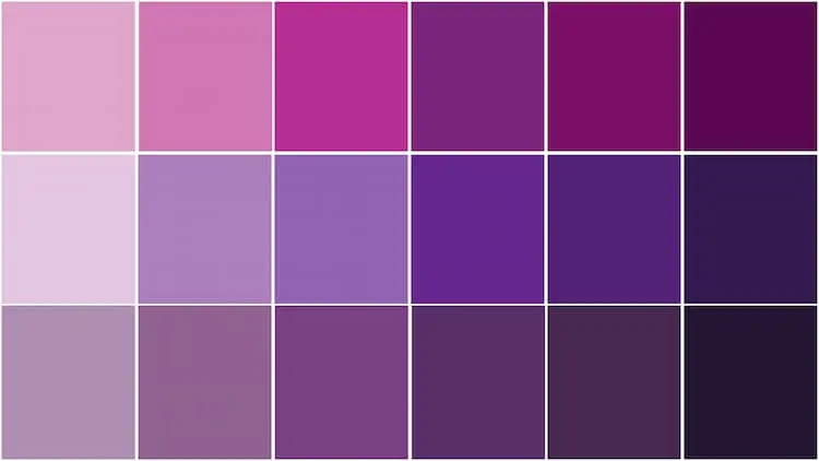 Como hacer el color morado