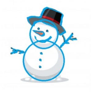 Intervenir trabajo duro raspador ✓ Cómo hacer un muñeco de nieve para colorear | 👉ArteEscuela