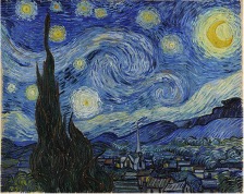 La Noche Estrellada Van Gogh