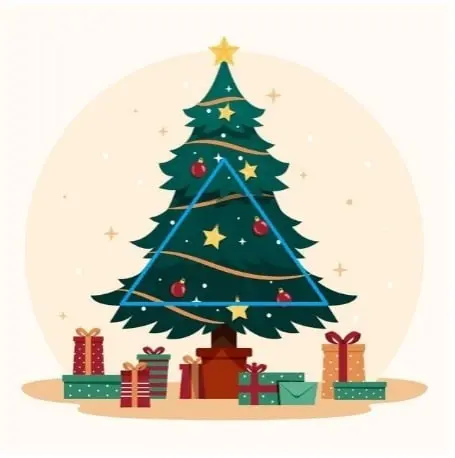 Let's paint a Christmas tree!