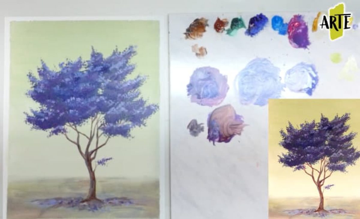 ???? Cómo pintar un árbol de manera fácil en 8 pasos | ArteEscuela