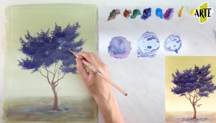 Cómo pintar un árbol en 8 pasos Cómo pintar un árbol en 8 pasos