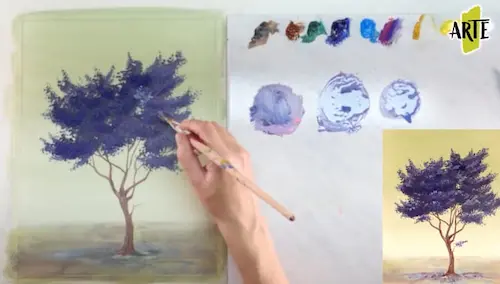 Cómo pintar un árbol en 8 pasos