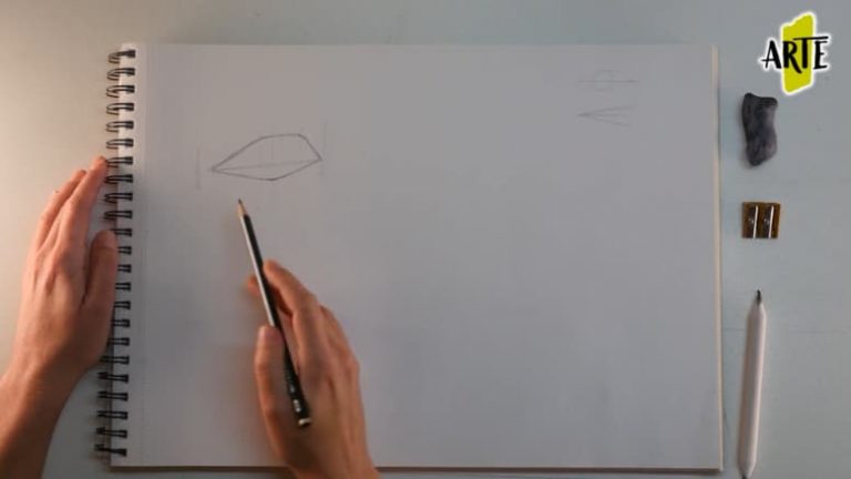 dibujar ojos menos de 10 pasos