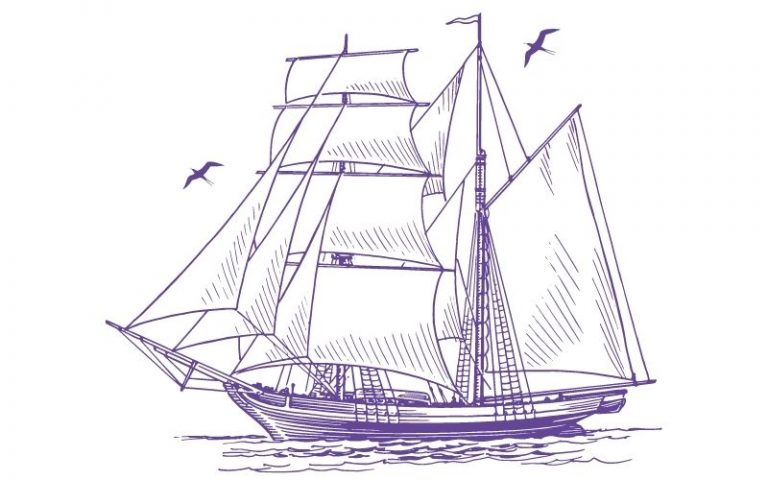⛵ Cómo Dibujar un Barco Paso a Paso | 👉
