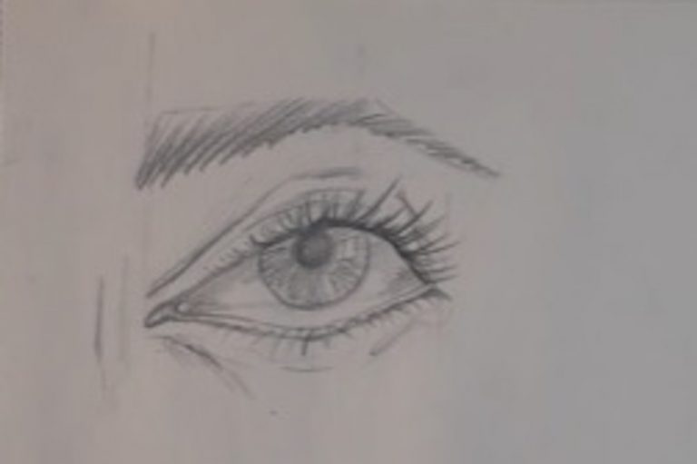 dibujar ojos en 8 pasos