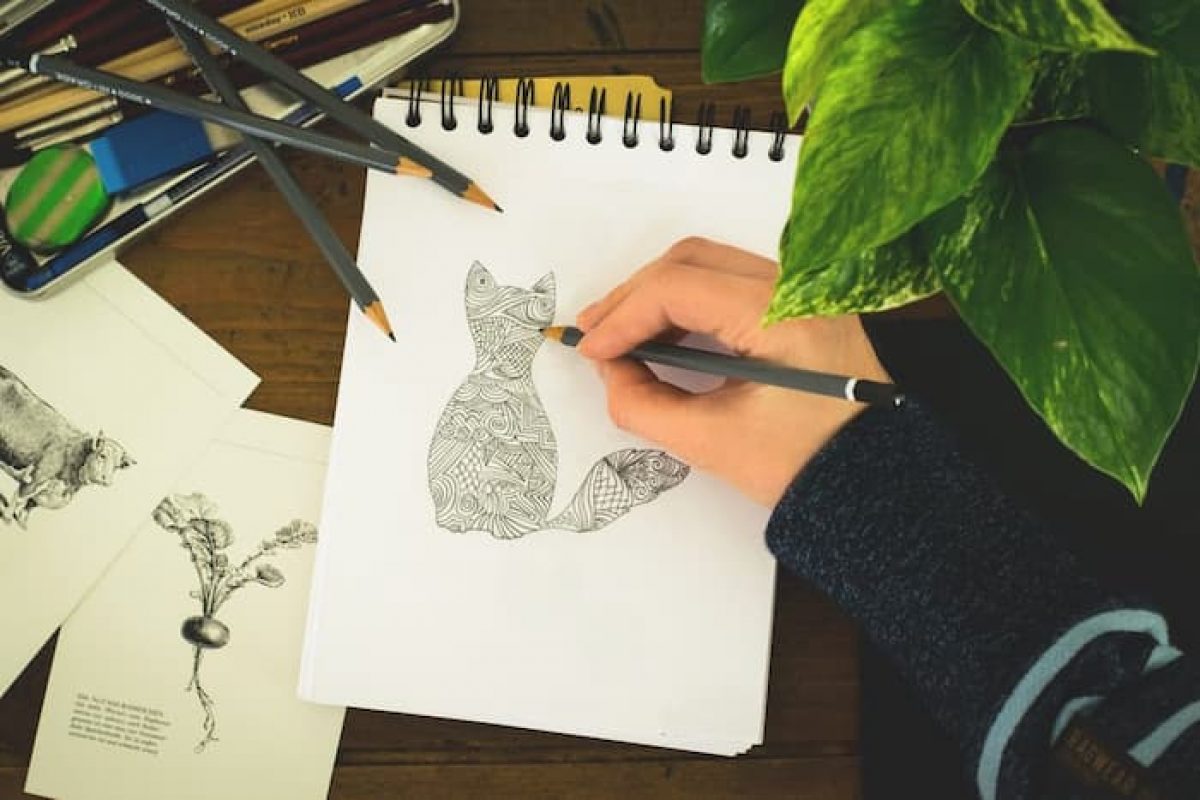 Dibujo a lápiz dibujo de animal de cebra realista generado por ia  Foto  Premium