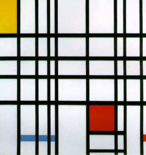 obra de mondrian