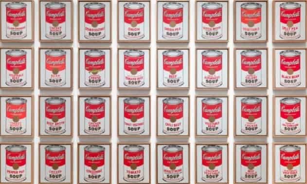 obra de Andy Warhol sopa