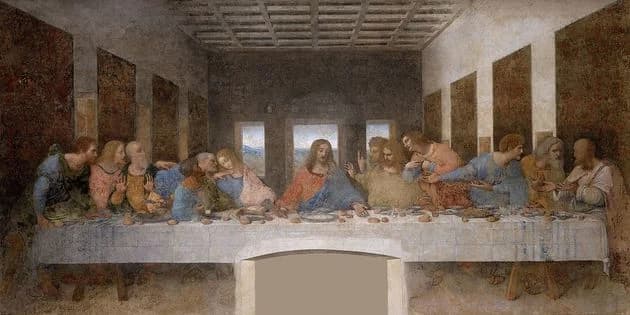 Última cena. Leonardo da Vinci. Santa María delle Grazie (Milán – Italia)