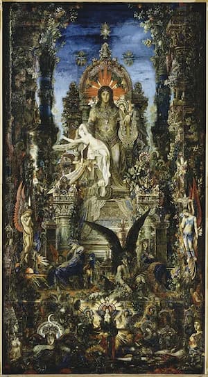 Júpiter y Semele. Gustave Moreau. 1895