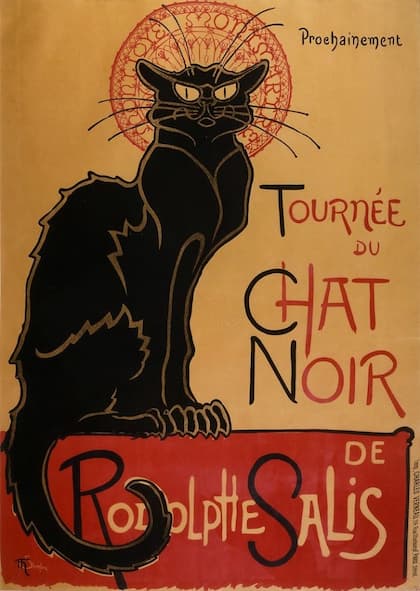 Qué esconde el famoso cartel de Chat Noir