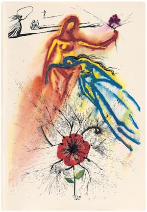 Alicia en el País de las Maravillas ilustrado por Dalí