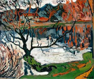 Chaville, el estanque de L´Ursine. Maurice Vlaminck. 1905