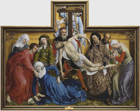 El Descendimiento. Museo del Prado (Madrid). Hacia 1435