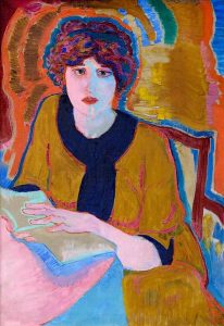 Mujer leyendo. Jan Sluyters. 1911