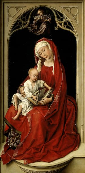 La Virgen con el Niño. Museo del Prado (Madrid). 1435 – 1438