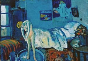 La habitación azul. Picasso. 1901