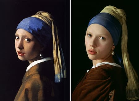 La joven de la perla. Johannes Vermeer