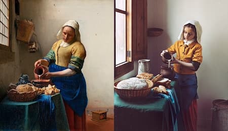 La lechera. Johannes Vermeer