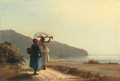 Dos mujeres conversando junto a la mar. National Gallery of Art (Washington). 1856