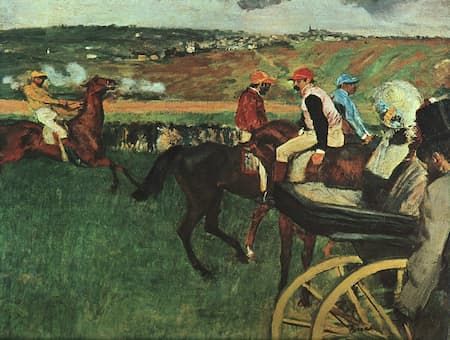 En las carreras. Museo de Orsay (París). 1877 – 1880