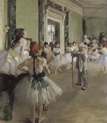La clase de ballet. Museo de Orsay (París). 1871 – 1874
