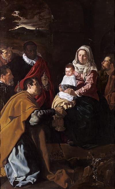 La adoración de los Reyes Magos. Diego Velázquez. 