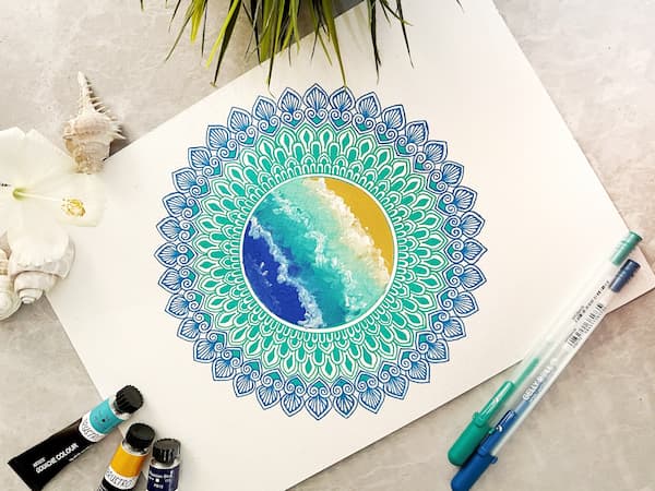 Cómo pintar mandalas