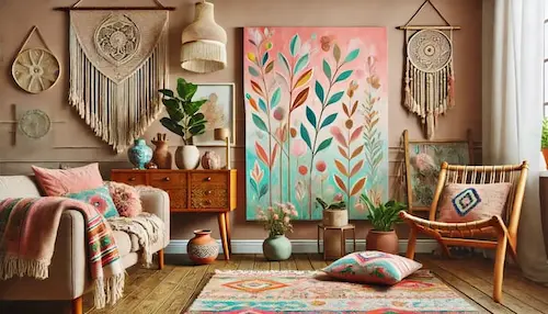 Cuadros decorativos tonos pastel