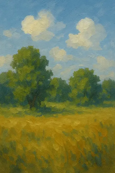 Pintura al óleo sobre lienzo