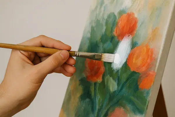 Cómo corregir errores en pintura acrilica