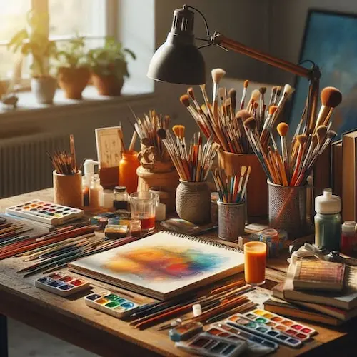 materiales para empezar a pintar