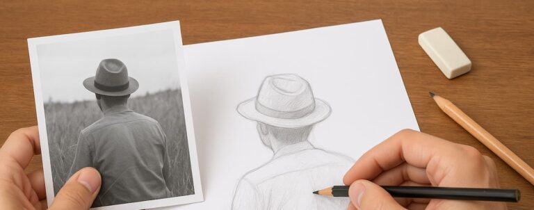 Cómo usar una referencia para dibujar sin copiarla exactamente