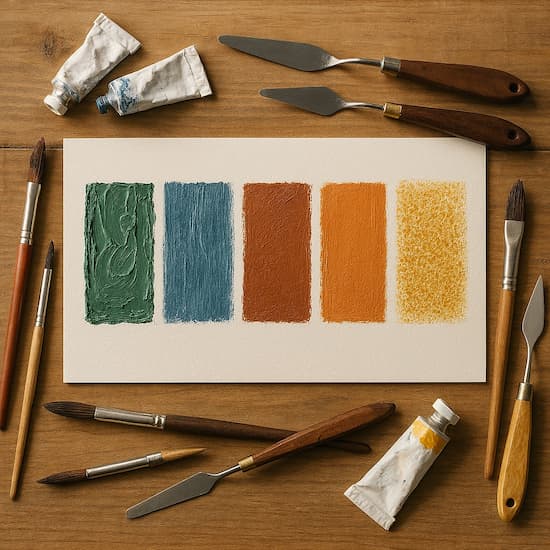 Texturas básicas con pintura (acrílico y óleo): guía esencial para principiantes