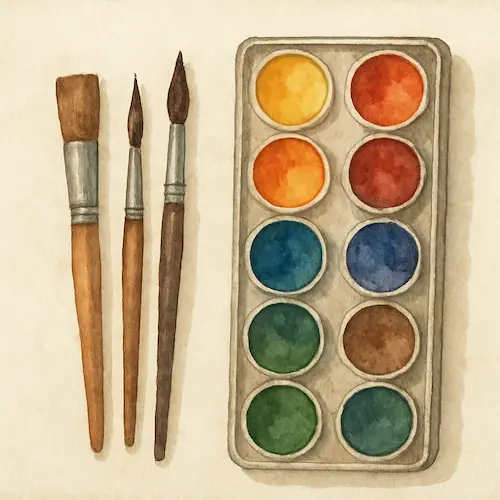 Técnicas Sencillas para Dibujo con Acuarelas