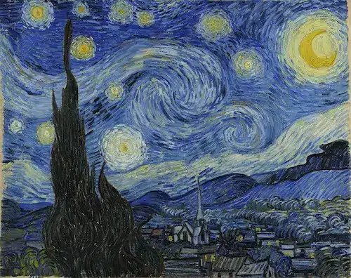 La noche estrellada de Vincent van Gogh pintura original