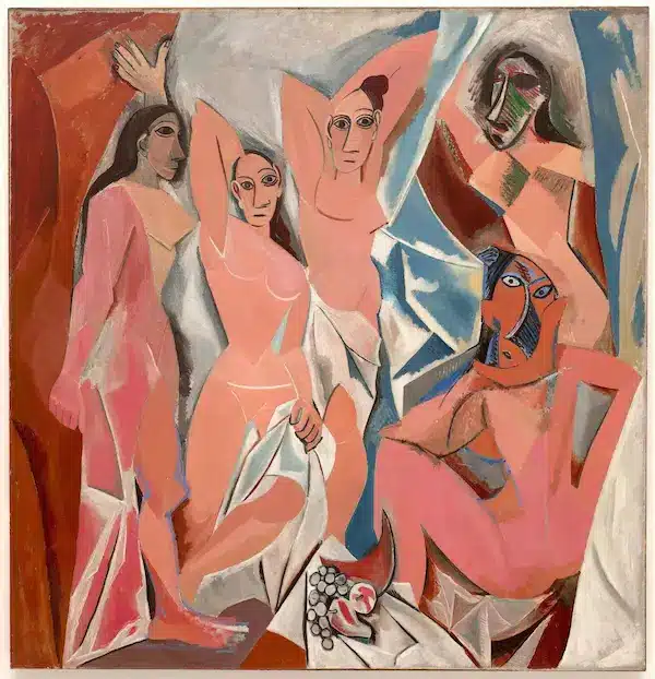Las señoritas de Aviñón de Pablo Picasso, obra clave del cubismo