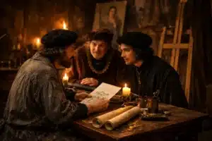 como se pintaba por encargo