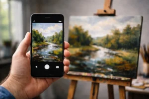 como se ve tu cuadro en el móvil