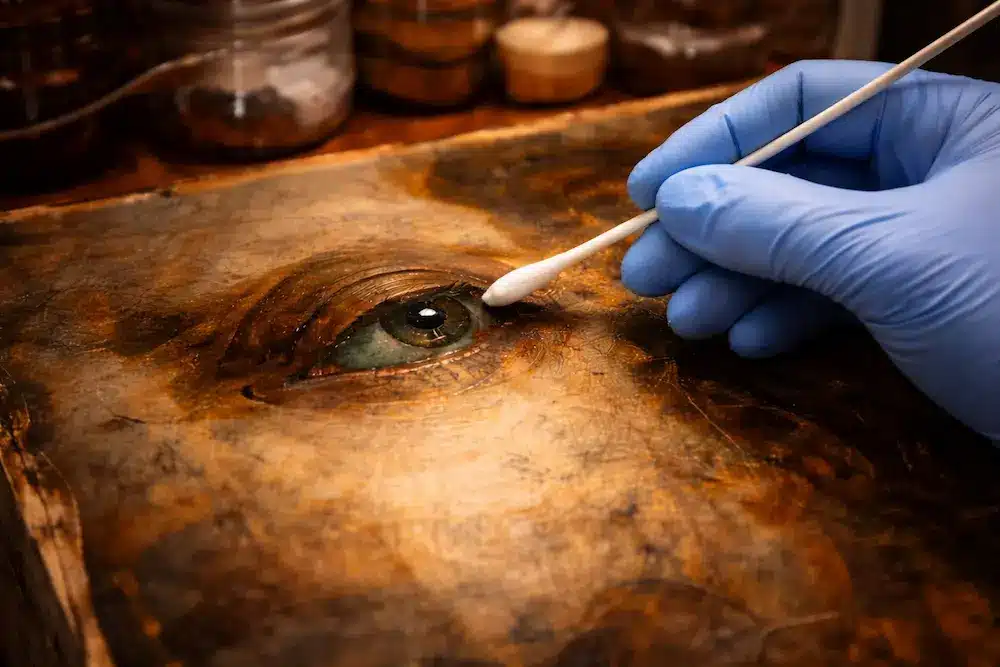 restauración cuadro