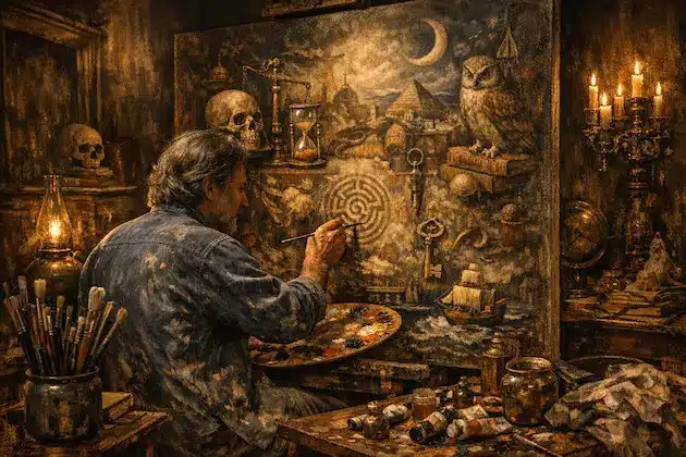 simbolos ocultos en obras