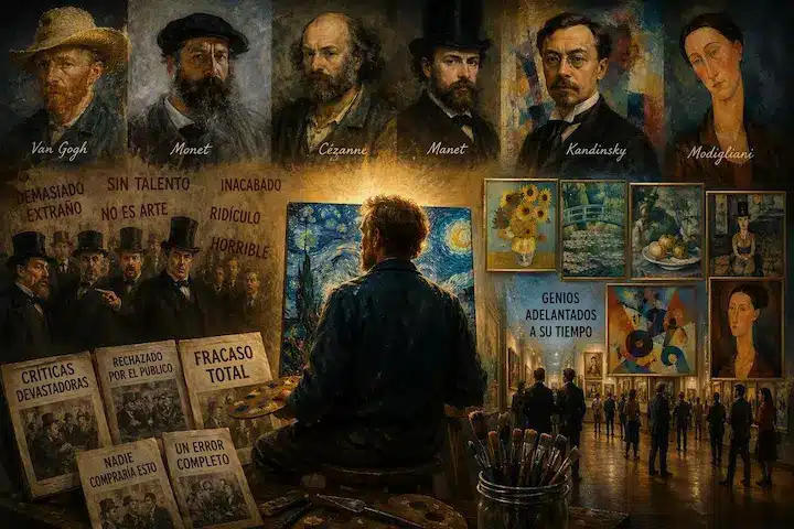 Pintores famosos que fueron considerados malos artistas en su época