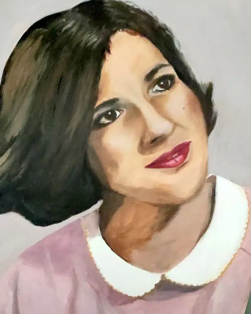 Trabajos de los alumnos Estudio libre de retrato realizado por alumnado de ArteEscuela